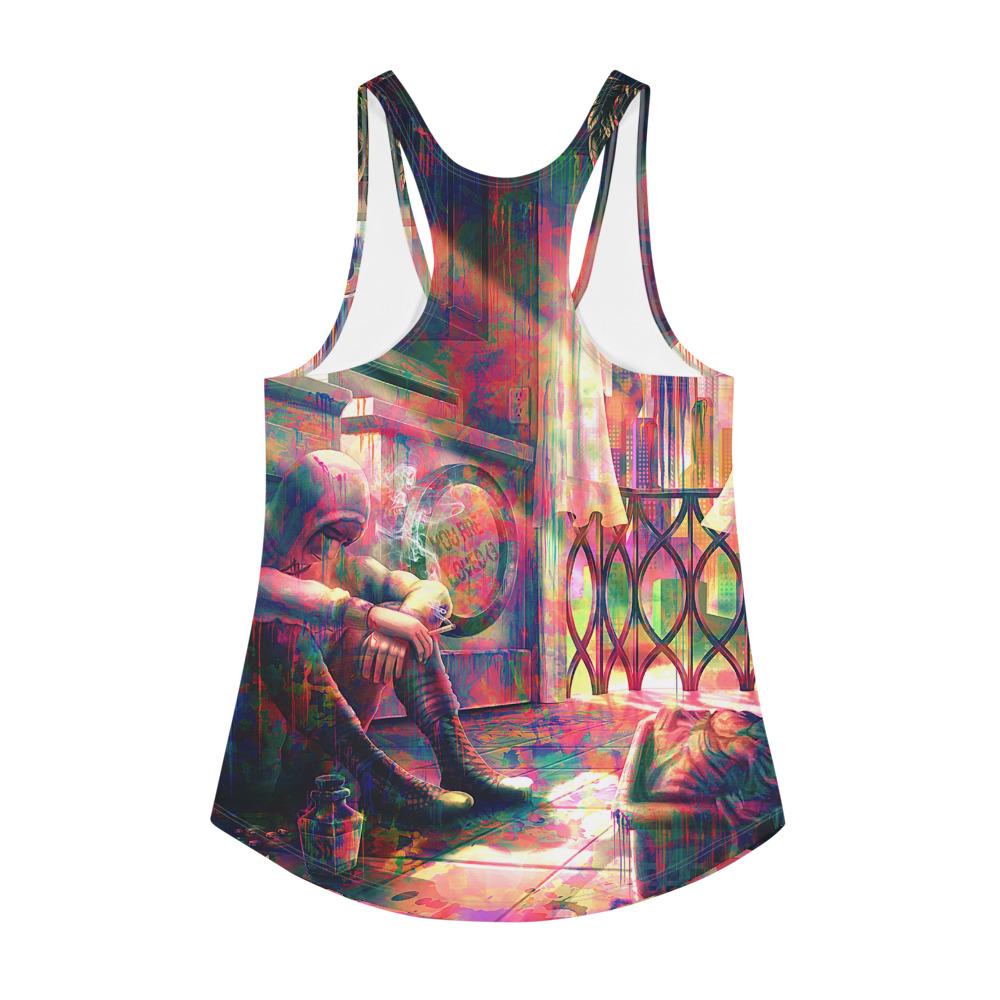 Cry Me A Rainbow Women's Tank by Salvia Droid-Festival Shred