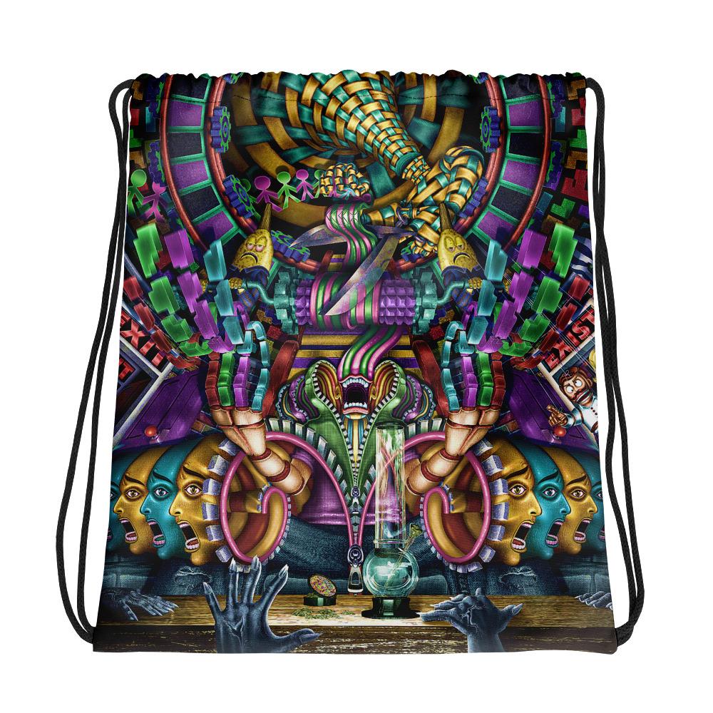Exist Drawstring Bag by Salvia Droid-Festival Shred