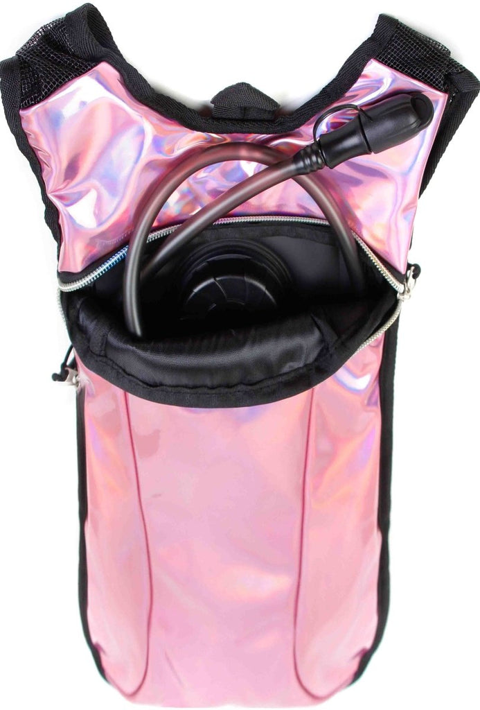 Holographic Pink Hydration Pack-Festival Shred