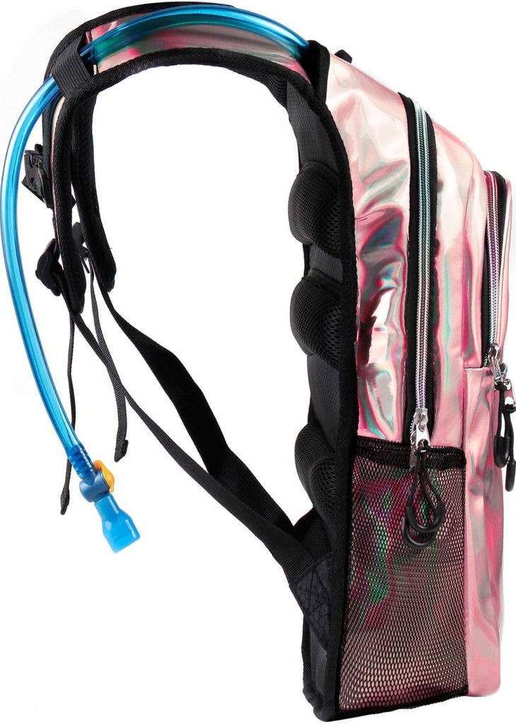 Large Holographic Pink Hydration Pack-Festival Shred