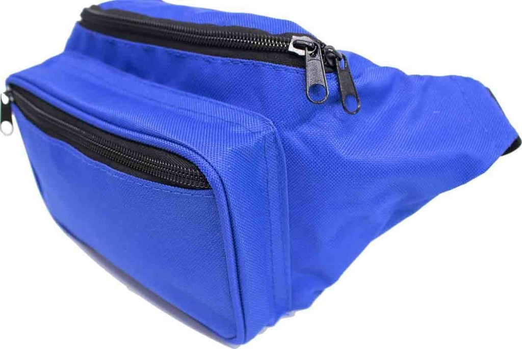 Solid Blue Fanny Pack-Festival Shred