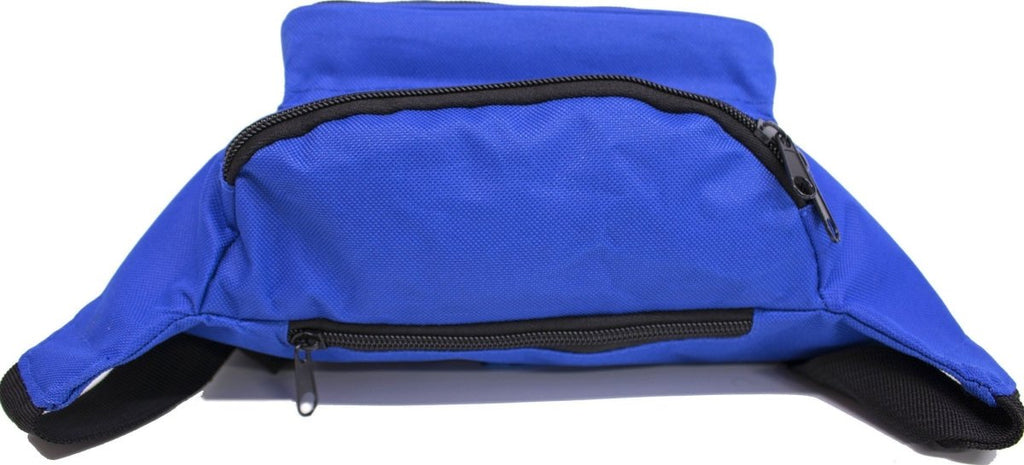 Solid Blue Fanny Pack-Festival Shred