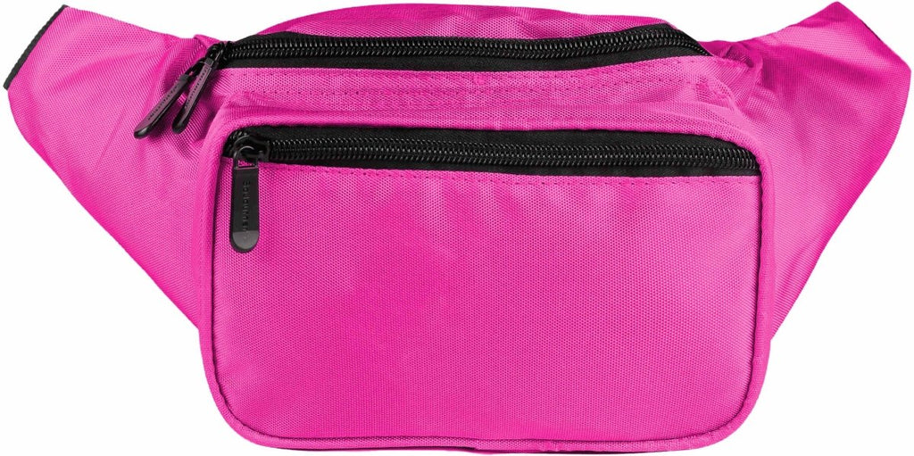 Solid Pink Fanny Pack-Festival Shred