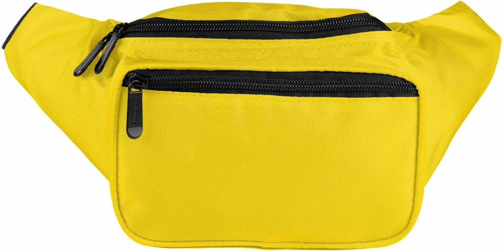 Solid Yellow Fanny Pack-Festival Shred