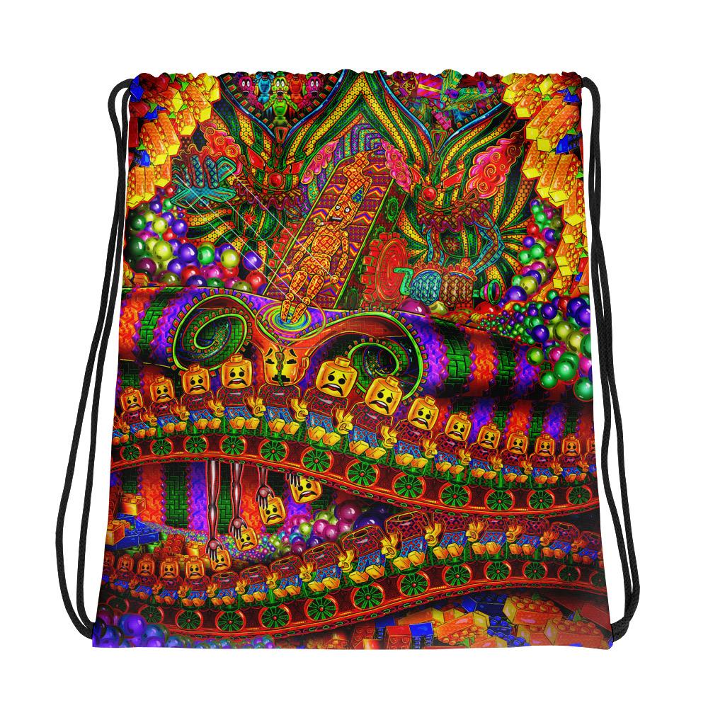 The Seers Portal Drawstring Bag by Salvia Droid-Festival Shred